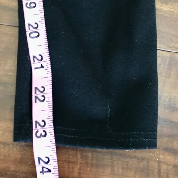 Lark + Grey Maternity Stretch Panel Pregnancy Pull-on Black Jegging Leggings. M - Picture 5 of 6